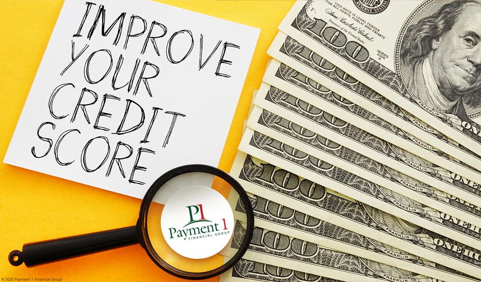 how to improve your credit score fast by stack of money